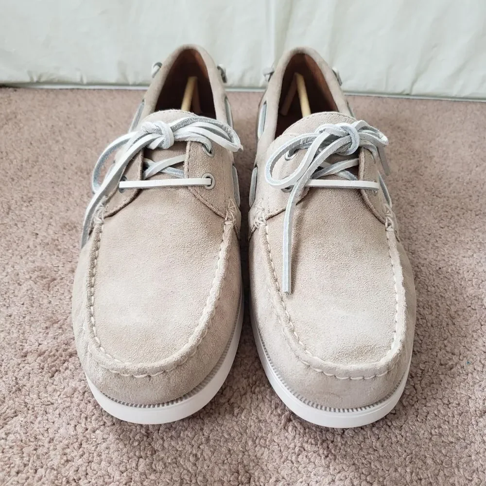 NWT Polo Ralph Lauren Milkshake Merton Suede Boat Shoes Mens Size 11